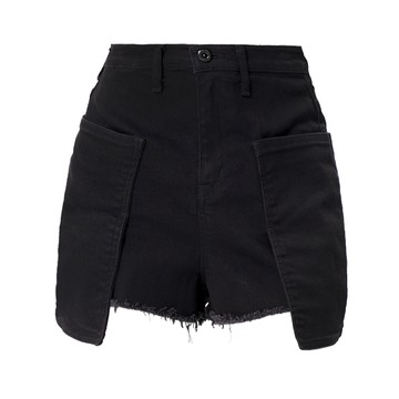 5th STREET｜-3KG系列｜女裝｜流行高腰短褲｜黑色