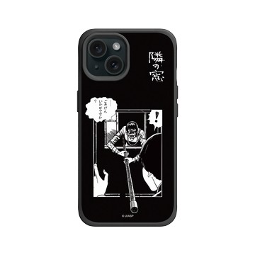 iPhone 15 SolidX 黑 - 伊藤潤二驚選集 Junji Ito - 鄰窗