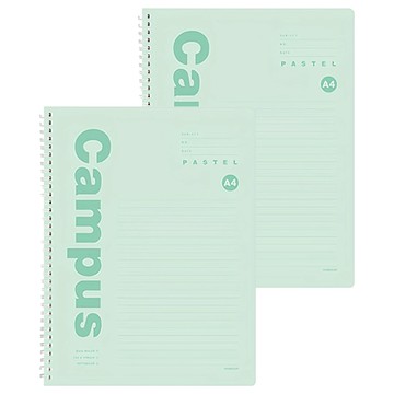 Pinkfoot 6000 粉彩Campus A4筆記本 2入組   顏色隨機   1組