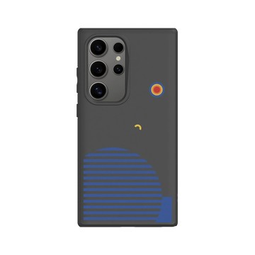 Galaxy S24 Ultra SolidSuit 黑 - NASA - Exoplanet K2-18 b & Red Dwarf - Bauhaus Style
