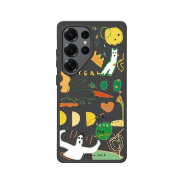 Galaxy S25 Ultra SolidSuit 黑 - MacaronToe 馬卡龍腳趾 - 小畫家 Draw For Fun