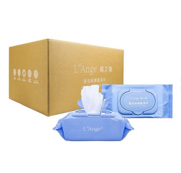 L'Ange 棉之境 嬰兒純棉柔濕巾 80抽24入(4719897510016) 1780元(貨運配送)