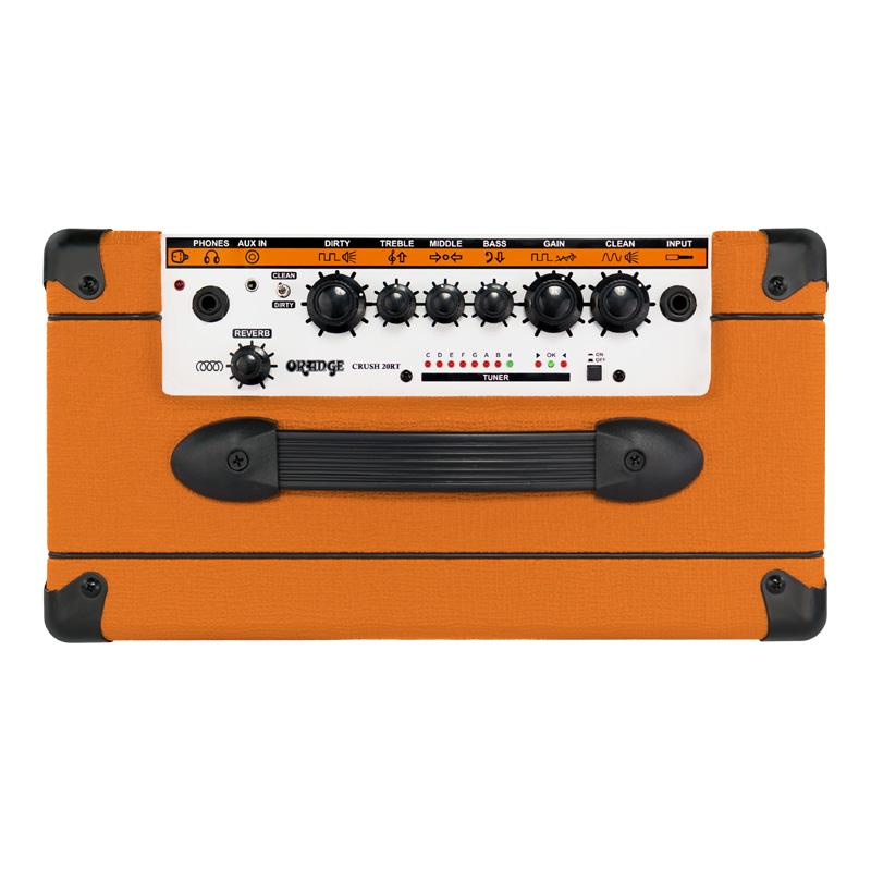 ORANGE AMP CRUSH20RT リバーブ＆チューナ機能も搭載 クラッシュ20RT 20W出力ギターアンプヘッドフォン端子付 CRUSHシリーズ