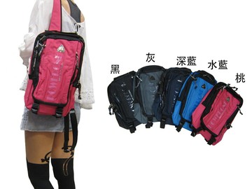 ~雪黛屋~POWER 後背包小容量二主袋+外袋共五層防水尼龍布單左右肩雙後背PW366