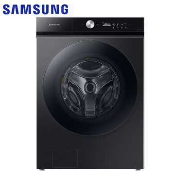 【Samsung 三星】19公斤BESPOKE系列蒸洗脫烘滾筒洗衣機WD19B6400KV/TW(曜石黑)