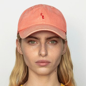 Ruslan Baginskiy RB小字漸層色棒球帽 粉橘 - S/M
