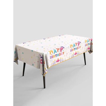 生日桌布蛋糕碟子一次性紙盤兒童戶外野餐主題派對幼兒園裝飾布置