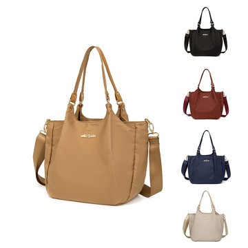 【WHOSE BAG】多隔層防潑水尼龍兩用背包｜A4收納斜背包 托特包 女用通勤包 NO.WBM050