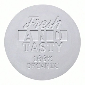 珪藻土杯墊 灰白 1入 - 快速吸水、防潮抗菌、簡約設計