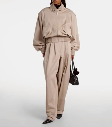 Magda Butrym Belted cotton-blend tapered pants