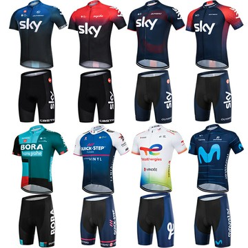車隊版短袖騎行服上衣短褲春夏季自行車服裝男硅膠墊透氣速干定制