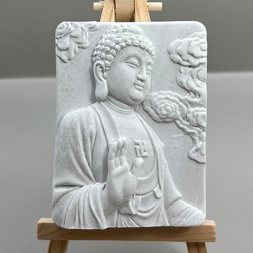 清水模軟裝設計 佛像擺飾(九)香氛擺件 水泥軟裝 附木架