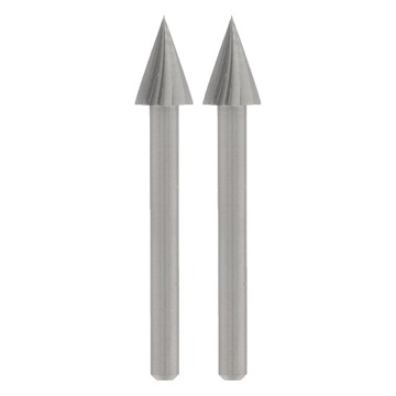 DREMEL 精美 錐型高速滾磨刀 125 6.4mm  2支
