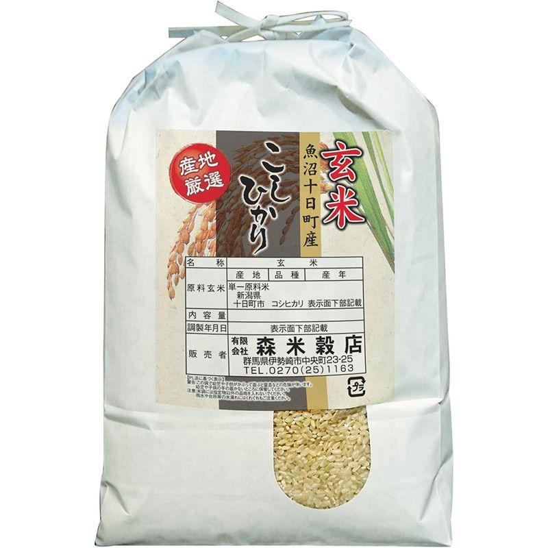 玄米最高級 魚沼産コシヒカリ10kg(5kg×2袋) 令和4年産 新米
