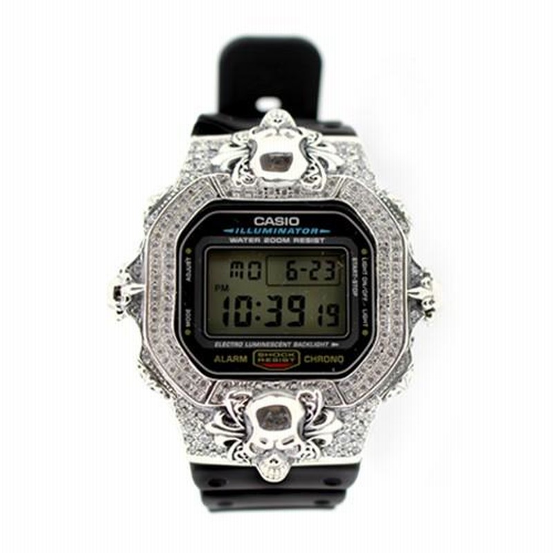 G-SHOCK 臭い DW-5600 カスタムベゼル シルバー