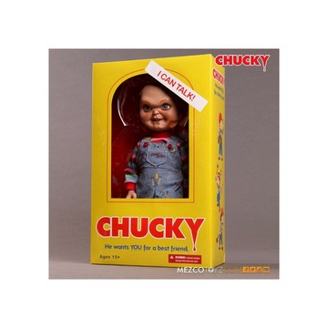 【預購2025年11月】MEZCO TOYZ 會說話 靈異入侵 鬼娃恰吉 陰險兇殘版 15吋 可動完成品