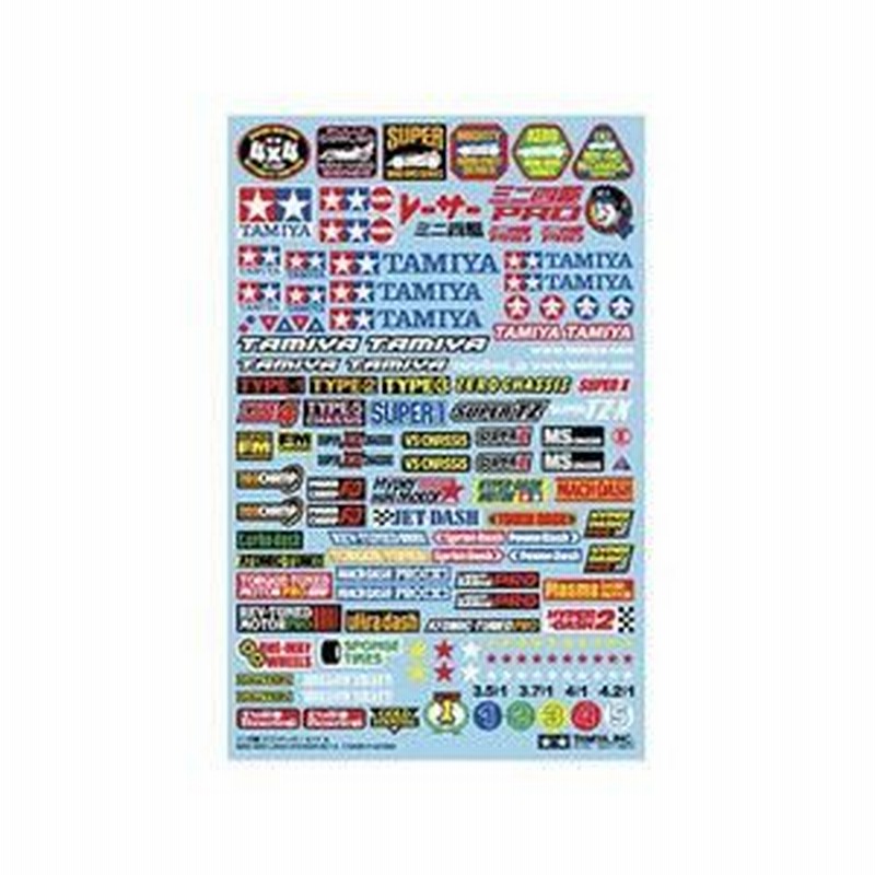 ロゴステッカーセットa タミヤ ミニ四駆パーツ 通販 Lineポイント最大0 5 Get Lineショッピング