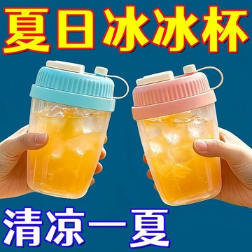 現貨626💥三合一高檔製冰杯便攜吸管杯外出攜帶冰格模具外出攜帶密封吸管杯
