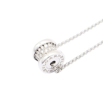 BVLGARI 寶格麗 B.zero1 項鏈 18K白金 鑽石 351117 【二手名牌BRAND OFF】