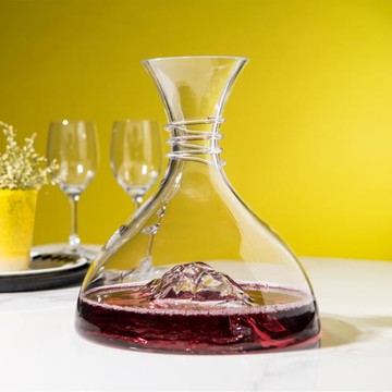 個性創意冰山醒酒器家用加厚快速分酒器網紅歐式玻璃雪山紅酒壺