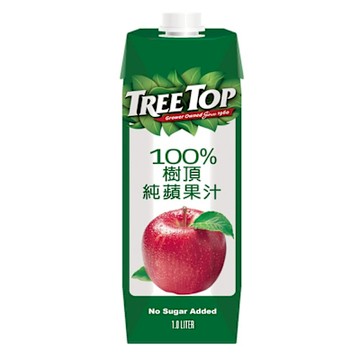 《Treetop》樹頂100%純蘋果汁 利樂包 (1000ml*20入)