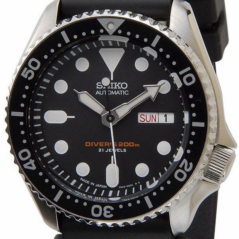 セイコー ダイバー ブラックボーイ 自動巻き 腕時計 SEIKO SKX007J1 DIVER ブラック メンズ セイコーウオッチ ブランド |  LINEショッピング