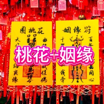好物嚴選🎁感情轉運桃花卡脫單男女良緣手機殼內枕頭下牀頭櫃祝福卡GM