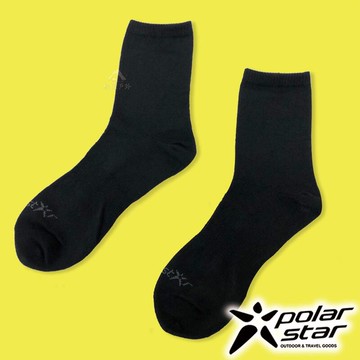 PolarStar 中性排汗中筒襪『黑』P18524
