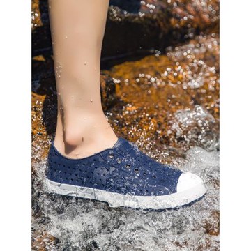 夏季洞洞鞋男士涼鞋男潮沙灘情侶鞋夏天海邊涉水鞋防滑夏季男涼拖