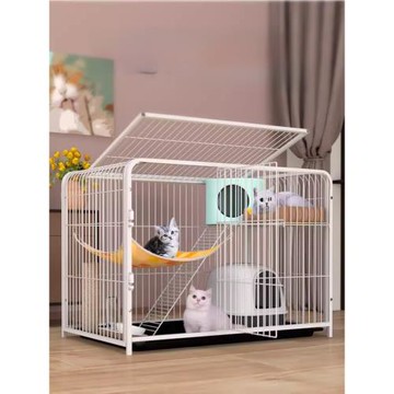 拼接貓籠子兩層貓咪別墅家用室內超大自由空間小型貓屋繁育籠加粗