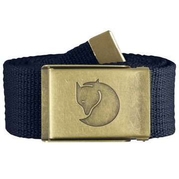 ├登山樂┤瑞典Fjallraven Canvas Brass 帆布皮帶 暗深藍 # FR77297-555