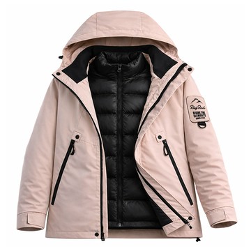 羽絨保暖組-《BigRed極暖兩件式羽絨衝鋒衣》男女同款