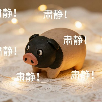 桃園出貨✨逐玉張凌赫田曦薇同款小豬驚堂木長玉同款小豬掛件擺件樹脂豬