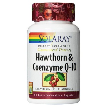 Hawthorn & Coenzyme Q10 60 Veg Caps by Solaray