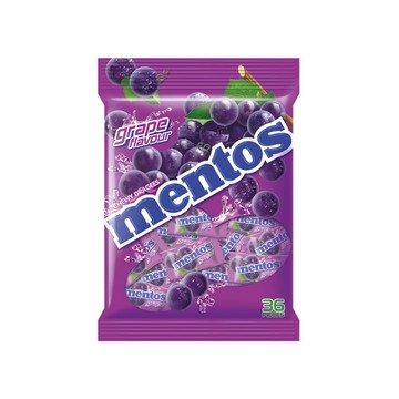 mentos 葡萄口味糖果36入