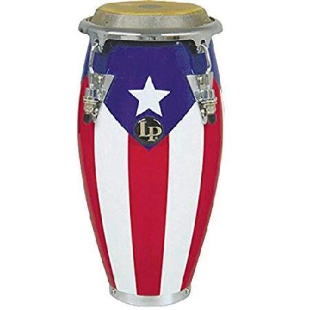 LPM198-PR LPMC Mini Tunable Puerto Rican Flag Wood Conga