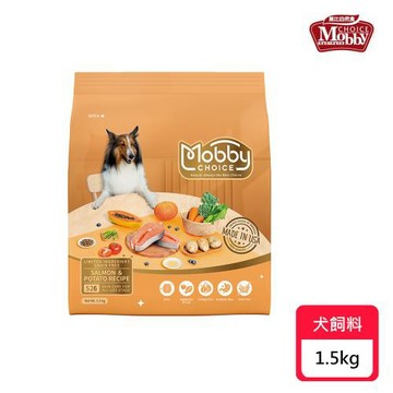 【Mobby 莫比】自然食犬糧系列-1.5kg〔S26全齡犬鮭魚馬鈴薯〕(狗飼料/犬飼料/犬糧)