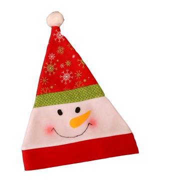 摩達客 耶誕派對 可愛雪人雪花帽  聖誕節派對裝扮  節慶用品  1件  雪人