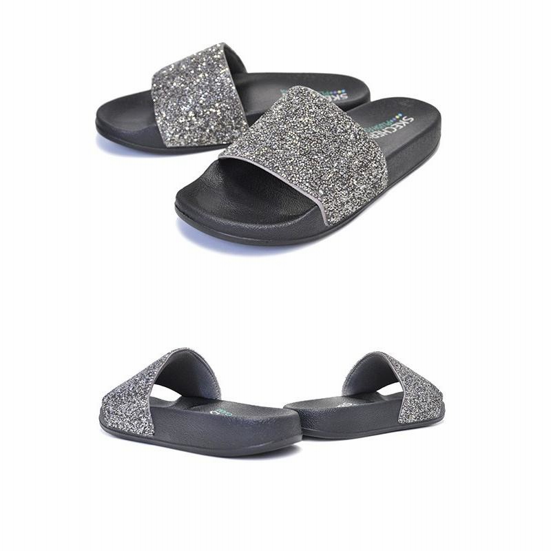 スケッチャーズ サンダル SKECHERS POP UPS-GLAMA THON PEWTER
