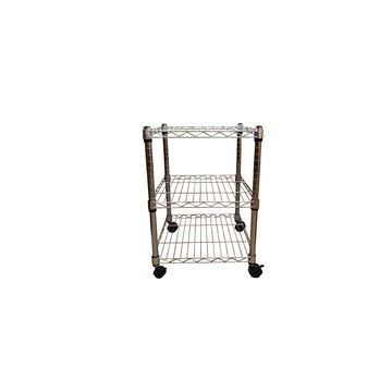 我塑我形 45 X 45 X 60 cm MIT二層收納式鐵力士架 波浪架 鐵架 置物架 展示架