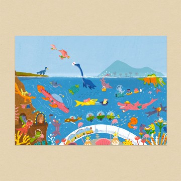 珊瑚公園到了/繪本明信片