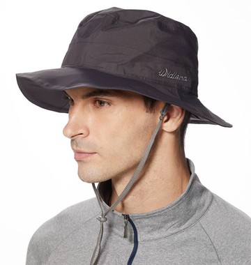 【【蘋果戶外】】荒野 W2013-95 灰黑 中性 抗UV 防水功能帽 防水帽 防晒帽 WildLand