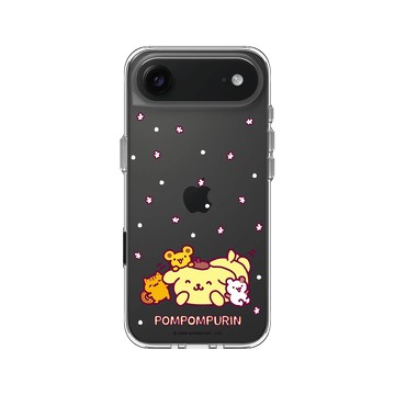 iPhone Air Clear Case（相機按鈕） 透明 - 三麗鷗-布丁狗30週年 PomPomPurin (30th Anniversary) - 一起玩耍