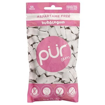 The PUR Company, 口香糖，泡泡糖，55 片，2.72 盎司（77 克）