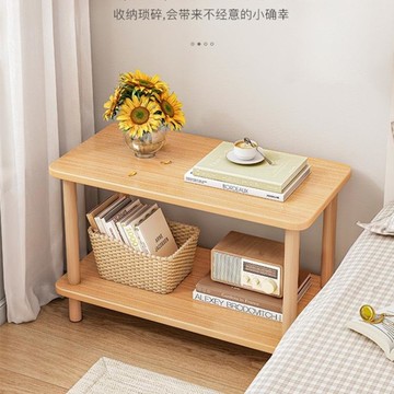 床頭柜小型ins風置物架簡約現代臥室床邊簡易小柜子儲物柜長方形 雙11全館免運