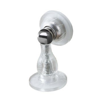 小麥購物 免鑽孔磁吸式矽膠超靜音門擋 透明款 122.5g  1個