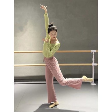 有長短款莫代爾舞蹈褲女古典舞現代舞中國舞蹈服練功服直筒瑜伽褲