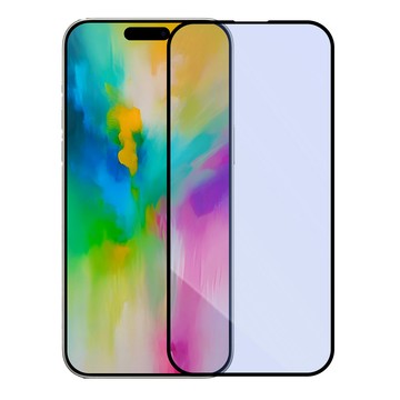Metal-Slim Apple iPhone 16 Pro Max 0.3mm 抗藍光全滿版9H鋼化玻璃貼