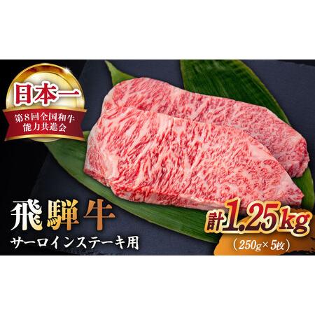 ふるさと納税 12 21お申込みまで　A4等級以上 サーロイン ステーキ用 5枚（1.25kg） 和牛 ブランド牛 国.. 岐阜県多治見市