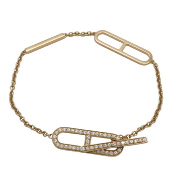 HERMES 愛馬仕 18K玫瑰金 鑽石 Ever Chaine d′ancre 項鍊 H118443B 【二手名牌BRAND OFF】